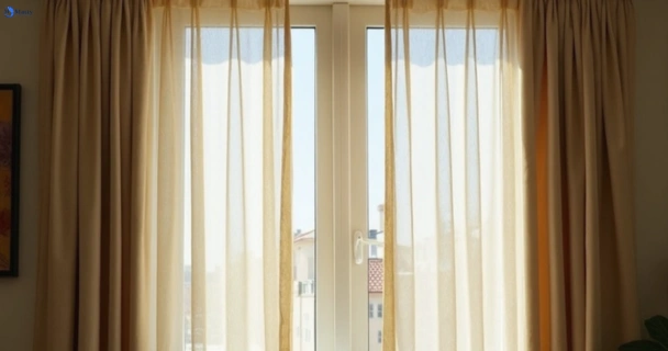 Dull dusty drapes in long-forest-vic before professional cleaning